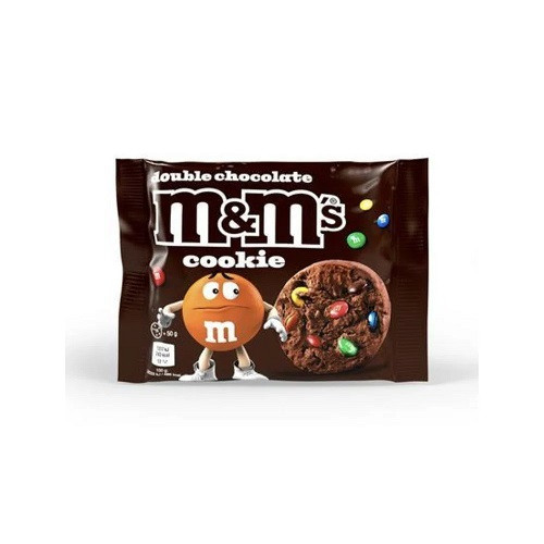 M&M'S Cookie Giant Double Chocolate 50 g Cookie Gigante - con doppia crema di cioccolata 50g