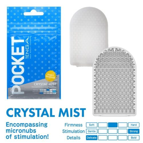 TENGA - MASTURBATORE TASCABILE POCKET CRYSTAL MIST