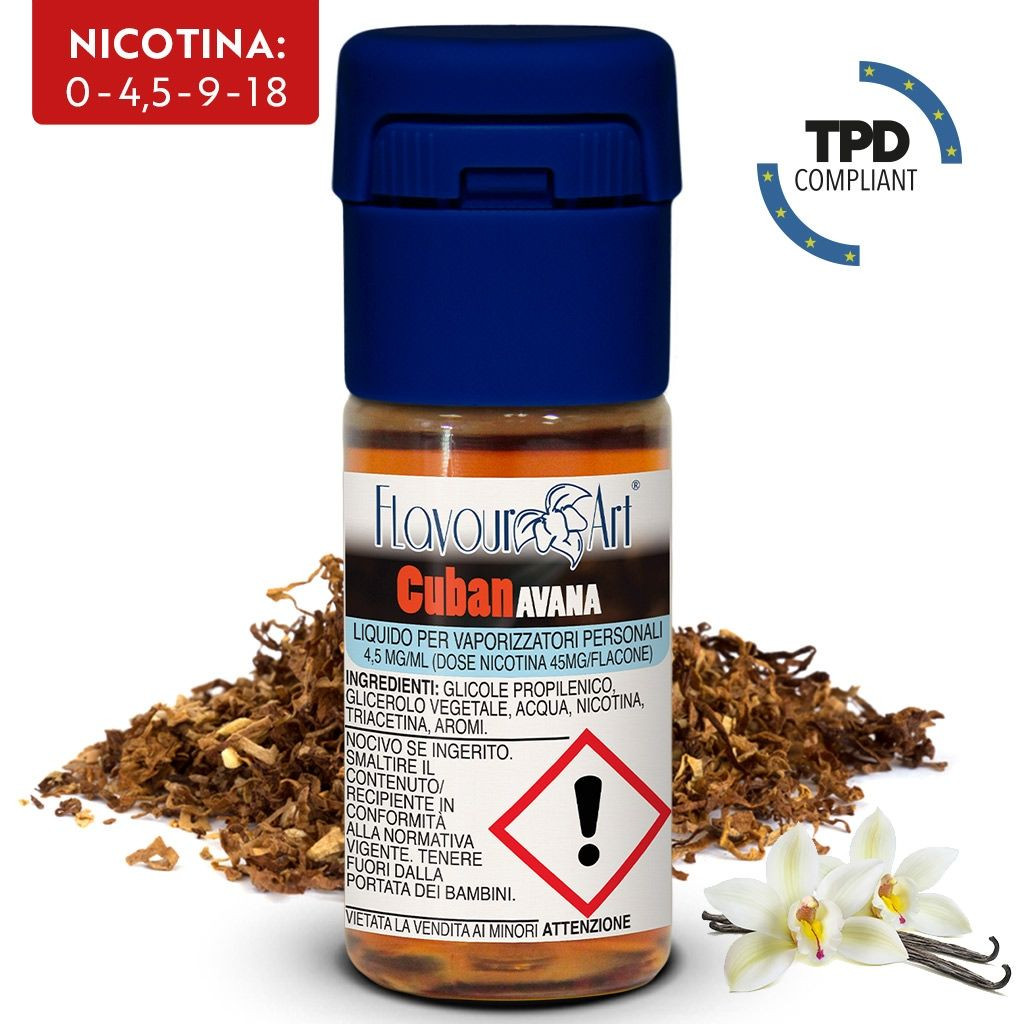 FLAVOURART - TABACCO CUBAN AVANA 10 ML