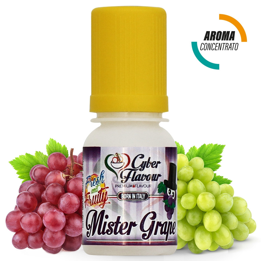 MR. GRAPE - FRESH & FRUITY - AROMA CONCENTRATO - CYBERFLAVOUR - 10 ML