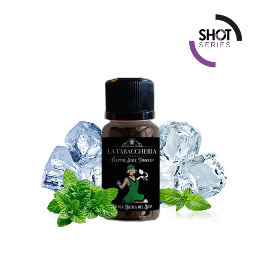 LA TABACCHERIA - FLAPPER JUICE MENTA ARTICA DEL SUD - SHOT SERIES 20ML NEW