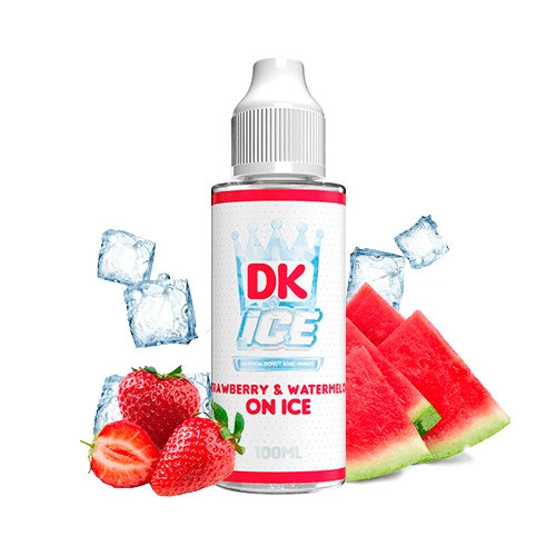 DONUT KING - ICE STRAWBERRY & WATERMELON ON ICE 120ML