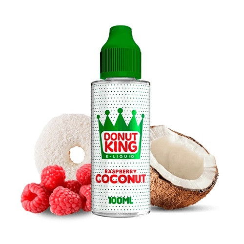 DONUT KING - CLASSIC RASPBERRY COCONUT 120ML