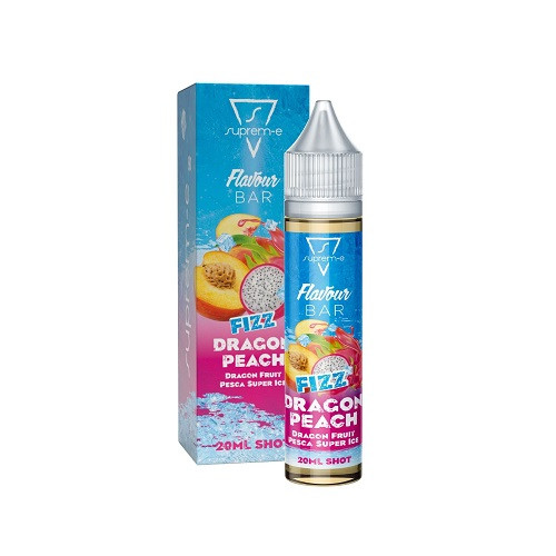 SUPREM-E - FLAVOUR BAR FIZZ DRAGON PEACH - SHOT SERIES 20ML NEW