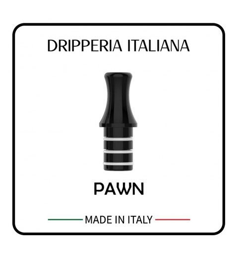 DRIPPERIA ITALIANA - DRIP TIP PAWN KIWI & M1 POD EDITION - BLACK DERLIN