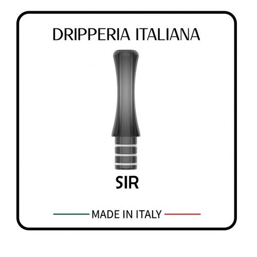 DRIPPERIA ITALIANA - DRIP TIP SIR KIWI & M1 POD EDITION - GREY PC