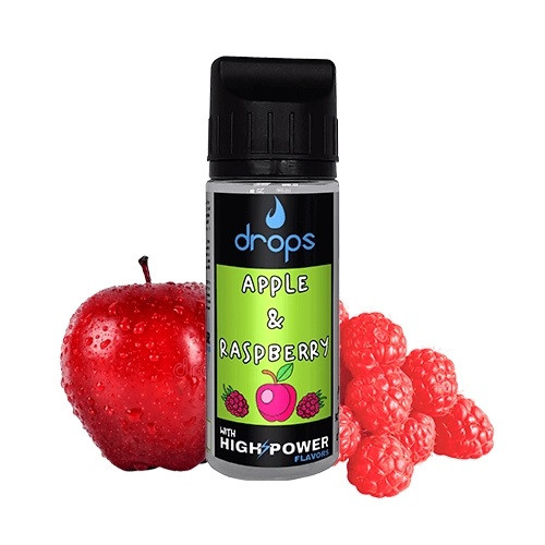 DROPS - BAR APPLE & RASPBERRY 120ML