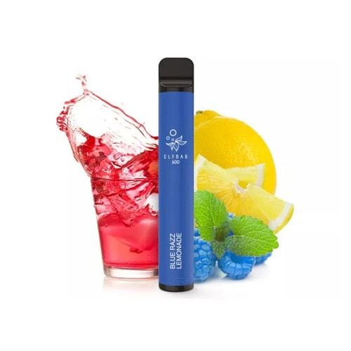 ELF BAR - ELFBAR 600 POD USA E GETTA - BLUE RAZZ LEMONADE 20MG