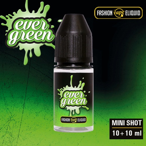 FASHION VAPE ELIQUID - EVERGREEN - MINI SHOT 10ML