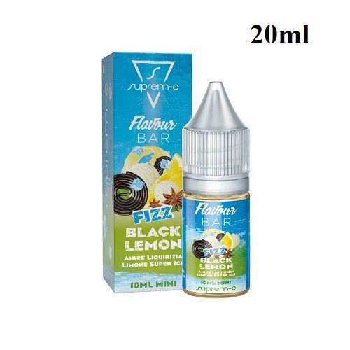 SUPREM-E - FLAVOUR BAR FIZZ BLACK LEMON 20ML