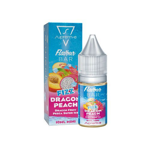 SUPREM-E - FLAVOUR BAR FIZZ DRAGON PEACH - MINI SHOT 10ML NEW