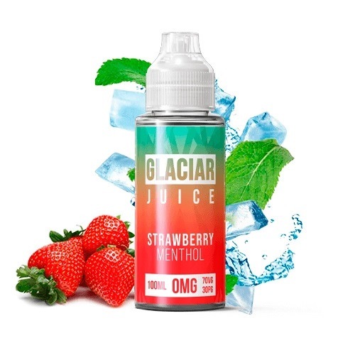 GLACIAR JUICE - STRAWBERRY MENTHOL 120ML