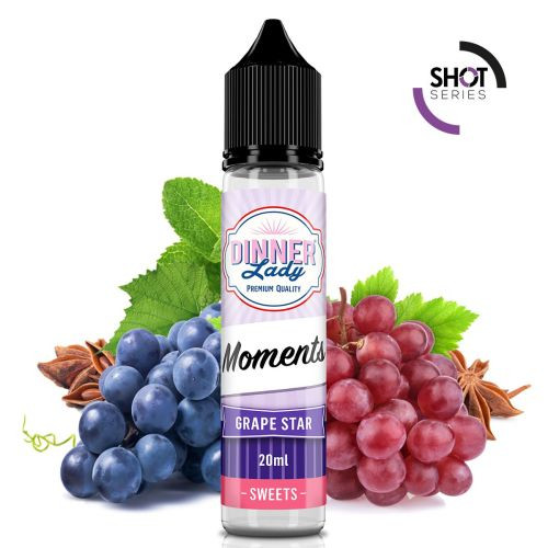 DINNER LADY - GRAPE STAR - SHOT SERIES 20ML NEW