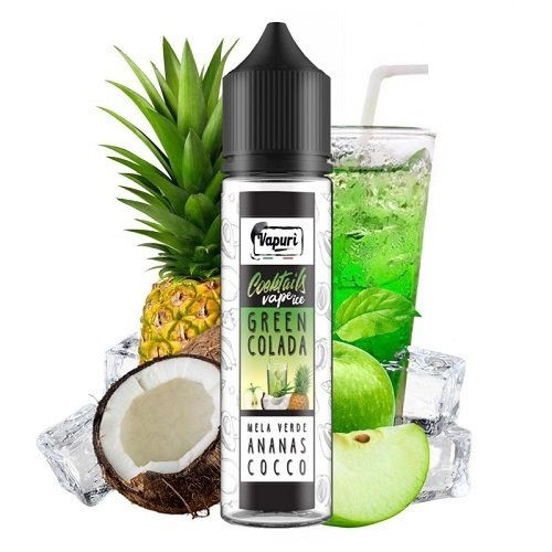 VAPURÌ - COCKTAIL VAPE ICE - GREEN COLADA 60ML