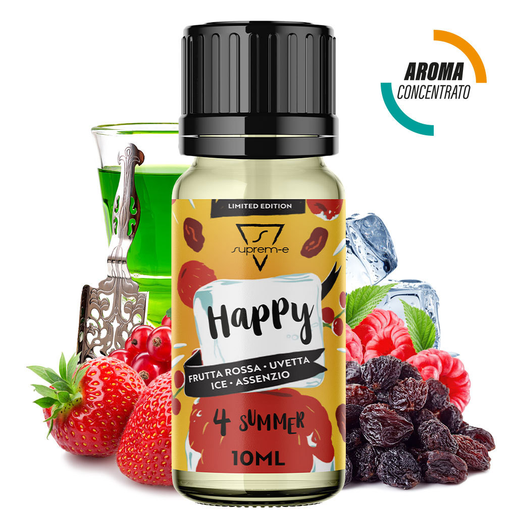 SUPREM-E - 4 SUMMER - HAPPY - AROMA CONCENTRATO 10 ML