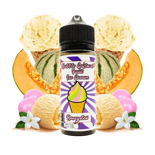 BUBBLE CUSTARD FRUIT ICE CREAM - HONEYDEW 120ML