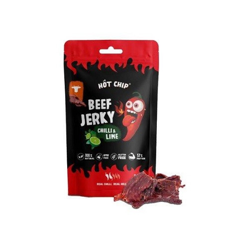 Hot Chip Beef Jerky Chilli & Lime - Carne secca chilli & lime 25 gr