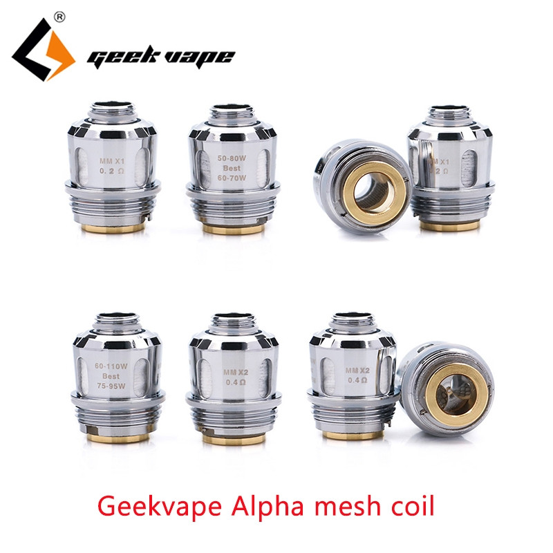 3PZ MESH COIL PER ALPHA TANK - MM X2 0.40 OHM - GEEKVAPE