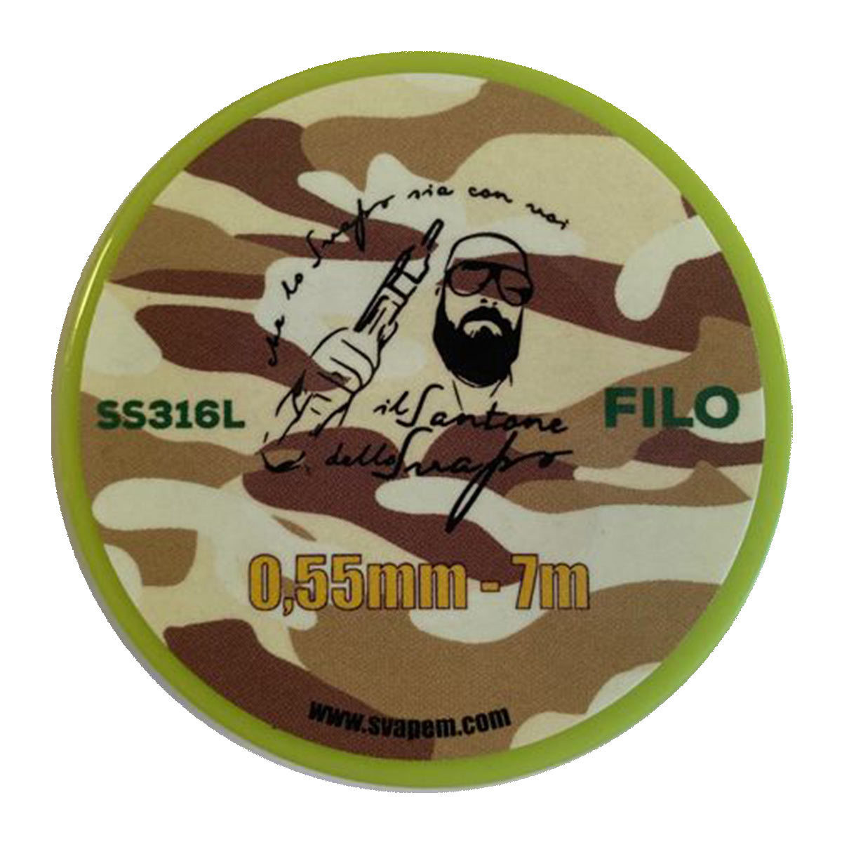 FILO 0.55 MM - 7 M - STAINLESS STEEL 316 - IL SANTONE DELLO SVAPO