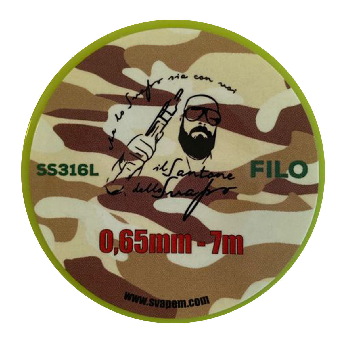 FILO 0.65 MM - 7 M - STAINLESS STEEL 316 - IL SANTONE DELLO SVAPO