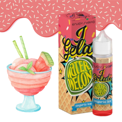 ENJOYSVAPO IL SANTONE DELLO SVAPO - I GELATI DEL SANTONE WATERMELON ANGURIA ICE - AROMA SHOT SERIES 20 ML