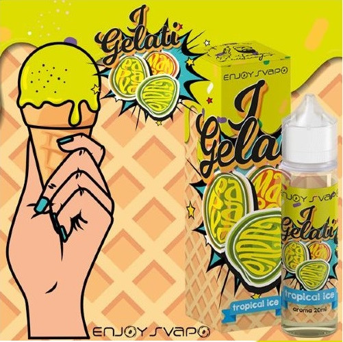 ENJOYSVAPO IL SANTONE DELLO SVAPO - I GELATI DEL SANTONE TROPICAL ICE - AROMA SHOT SERIES 20 ML