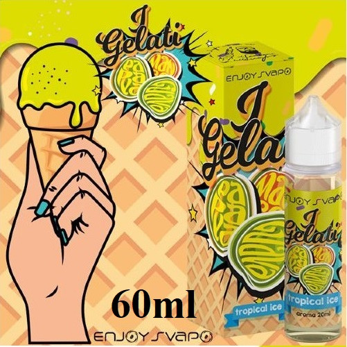 ENJOYSVAPO IL SANTONE DELLO SVAPO - I GELATI DEL SANTONE TROPICAL ICE 60ML