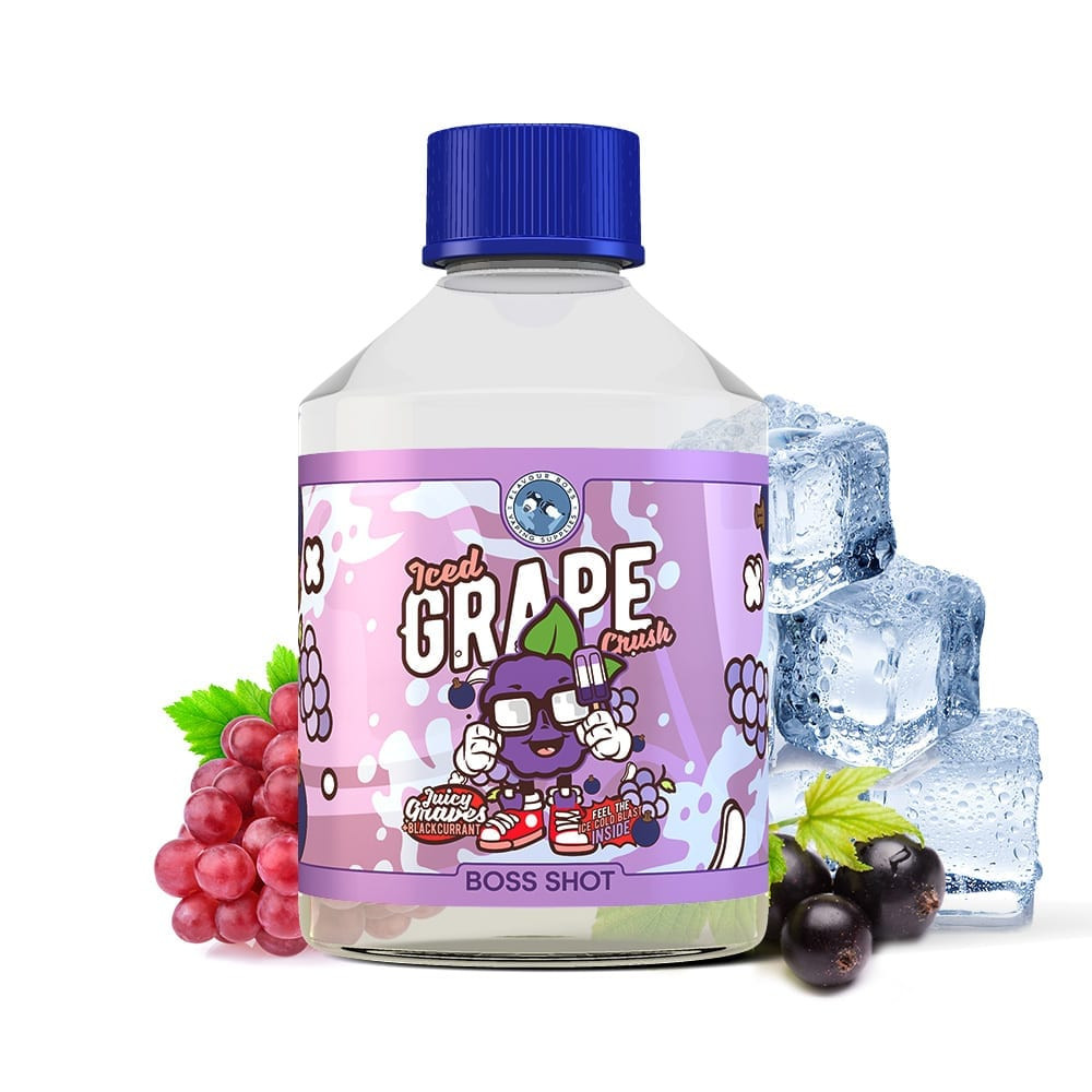 BOSS SHOT - AROMA ICED GRAPE CRUSH - PER 250 ML