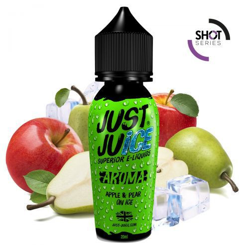 JUST JUICE - APPLE & PEAR ON ICE - AROMA SHOT SERIES 20ML