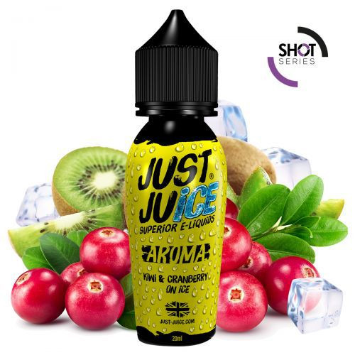 JUST JUICE - KIWI & CRANBERRY ON ICE - AROMA SHOT SERIES 20ML