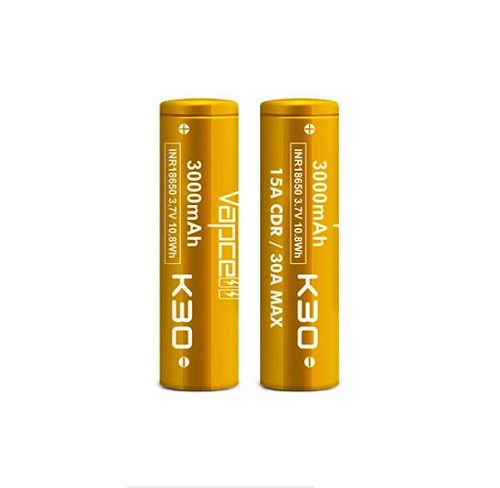 VAPECELL - BATTERIA K30 INR 18650 DA 3000MAH 30A