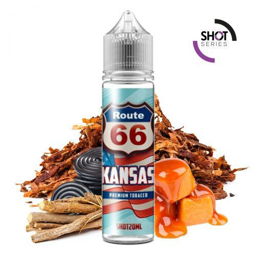 TNT VAPE ROUTE 66 - KANSAS 60ML - AROMA SHOT SERIES 20ML