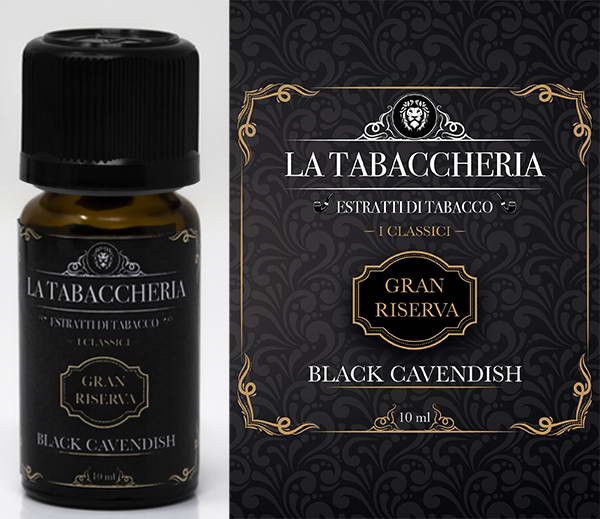 LA TABACCHERIA - GRAN RISERVA - BLACK CAVENDISH - AROMA CONCENTRATO 10 ML