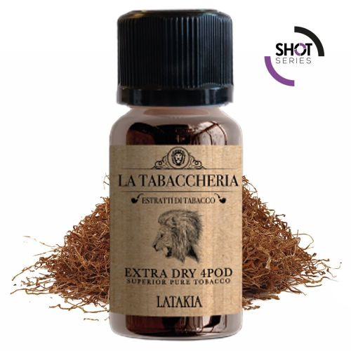 LA TABACCHERIA EXTRA DRY 4POD - LATAKIA - AROMA SHOT SERIES 20 ML NEW