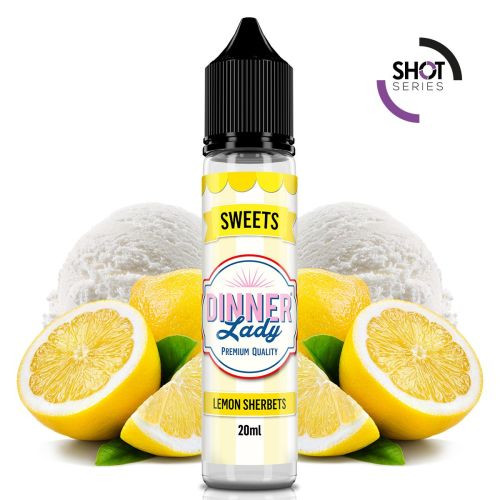 DINNER LADY - LEMON SHERBETS - SHOT SERIES 20ML NEW