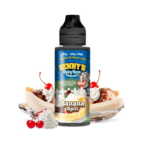 BENNYS DAIRY FARM - BANANA SPLIT 120ML