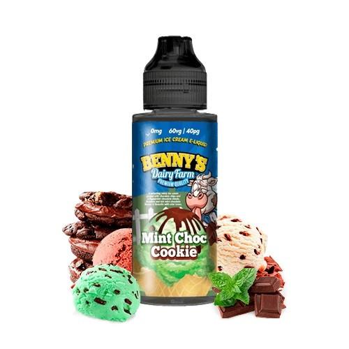 BENNYS DAIRY FARM - MINT CHOC COOKIE 120ML