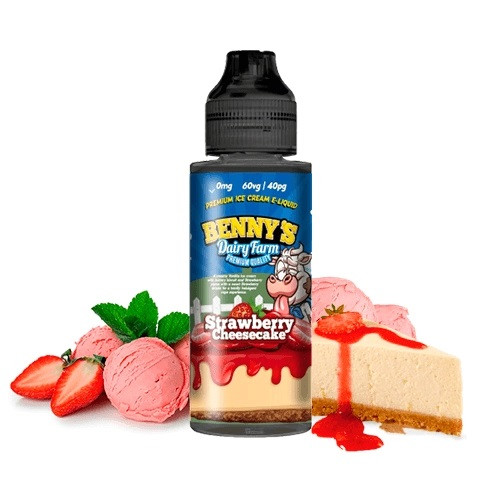 BENNYS DAIRY FARM - STRAWBERRY CHEESECAKE 120ML