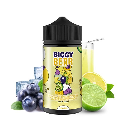 BIGGY BEAR - LIMONADE CITRON VERT MYRTILLES SAUVAGES 240ML