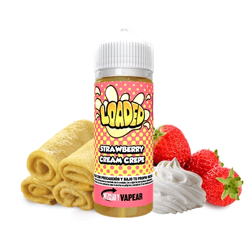 LOADED - STRAWBERRY CREME CREPE 120ML