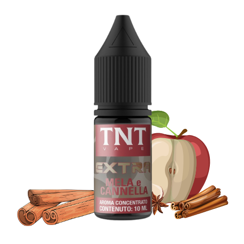 TNT VAPE - EXTRA MELA E CANNELLA - AROMA CONCENTRATO 10ML