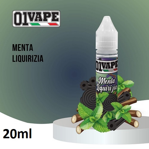 01VAPE - MENTA LIQUIRIZIA 20ML NEW