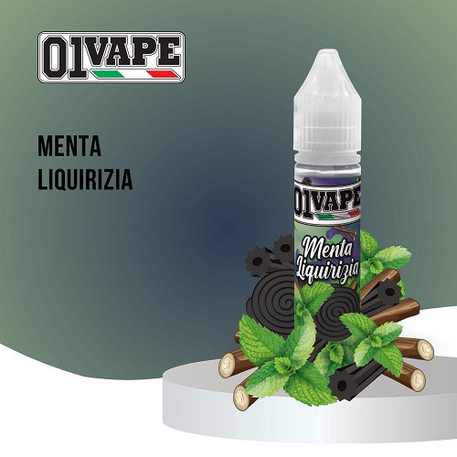 01VAPE - MENTA LIQUIRIZIA - AROMA CONCENTRATO 10ML