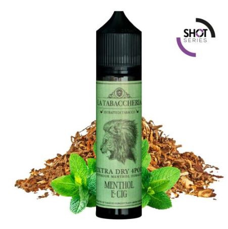 LA TABACCHERIA - MENTHOL E-CIG EXTRA DRY 4POD - AROMA SHOT SERIES 20ML IN 60ML