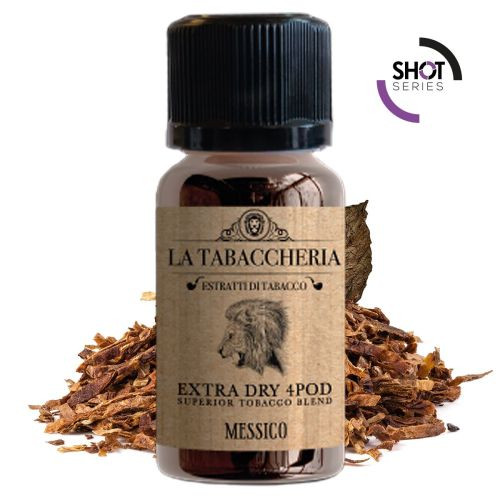 LA TABACCHERIA EXTRA DRY 4POD WHITE - MESSICO - AROMA SHOT SERIES 20 ML NEW