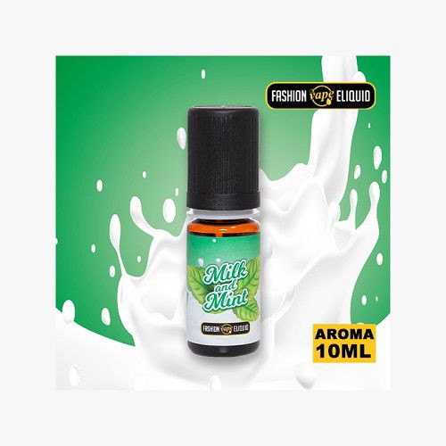 FASHION VAPE ELIQUID - MILK AND MINT - AROMA CONCENTRATO 10ML