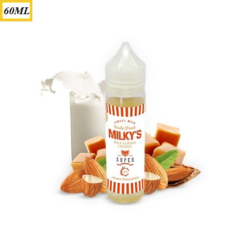 SUPER FLAVOR - MILKY'S ALMOND CARAMEL 60ML