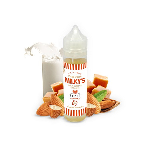 SUPER FLAVOR - MILKY'S ALMOND CARAMEL - AROMA SHOT SERIES 20 ML***