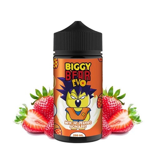 BIGGY BEAR EVO - MIX DE FRAISES ACIDULEES 240ML