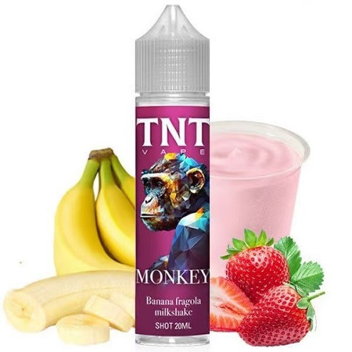 TNT VAPE - MONKEY BANANA FRAGOLA - SHOT SERIES 25ML NEW